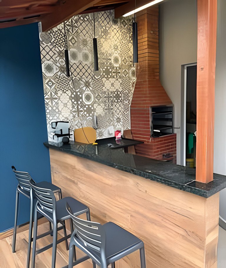 Bertioga Sobrado Piscina 90m da Praia da Enseada