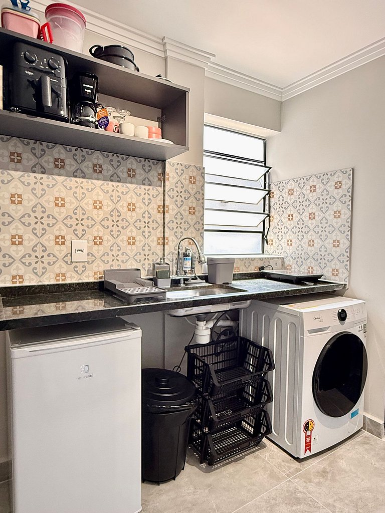 C04 Apê Casal Completo Piscina próx Museu Ipiranga